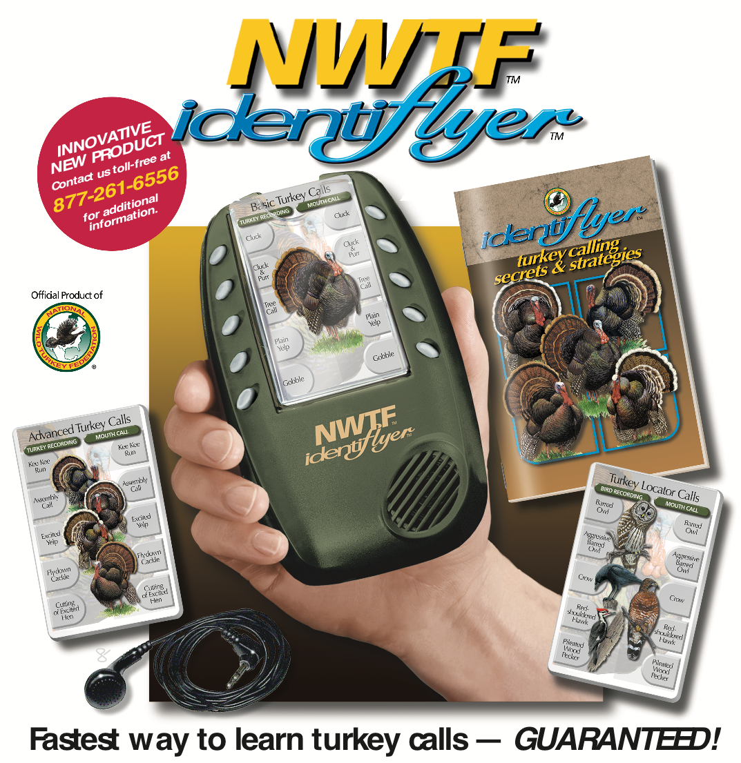 3. NWTF Turkey Call Sportsmen IdentiFlyer