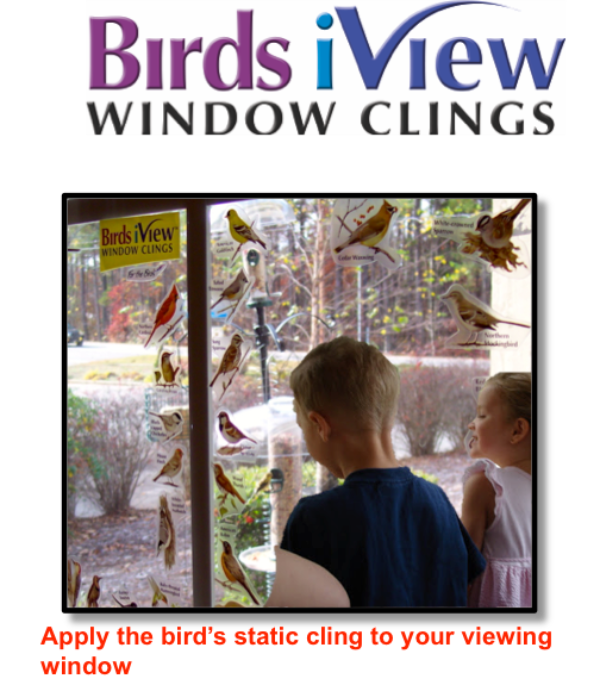 Birds iView Window Clings