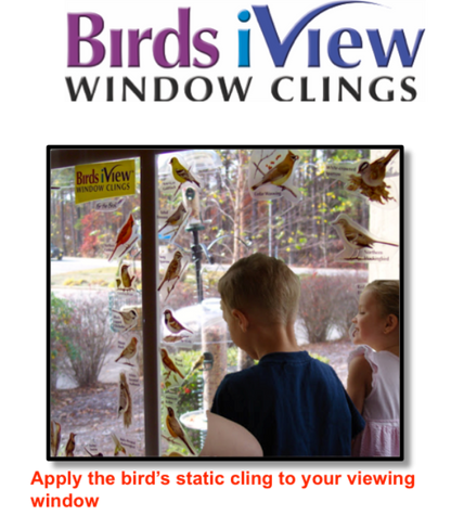 Birds iView Window Clings